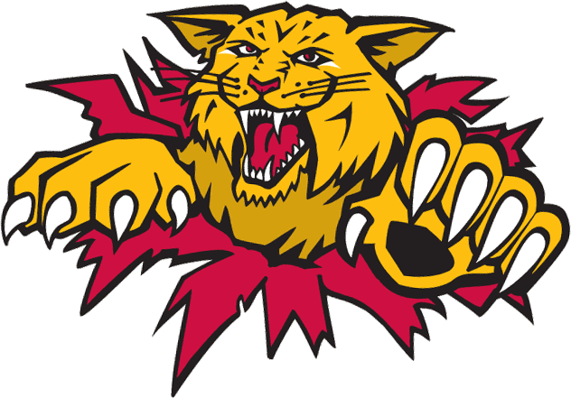 Moncton Wildcats 1996 97-Pres Primary Logo vinyl decal